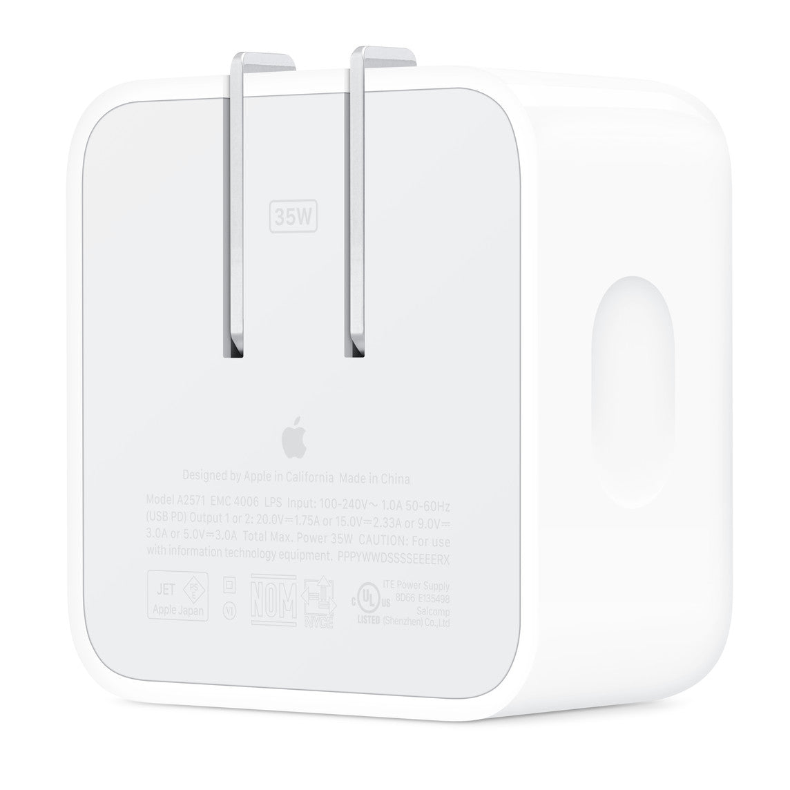 35W Dual USB-C Port Compact Travel Power Adapter