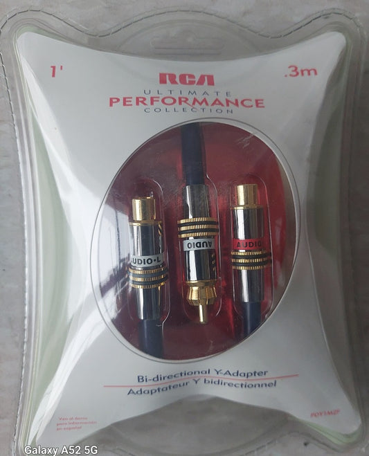 Adaptateur Y bidirectionnel RCA