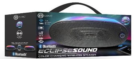 Oval Bluetooth Speaker w/FM-BK BC-AU-BS-232-BK