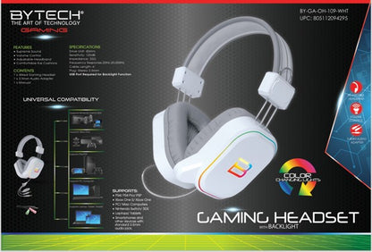 universal Stereo Gaming Headphone compatibility with All Gaming BY-GA-OH-109-WT
