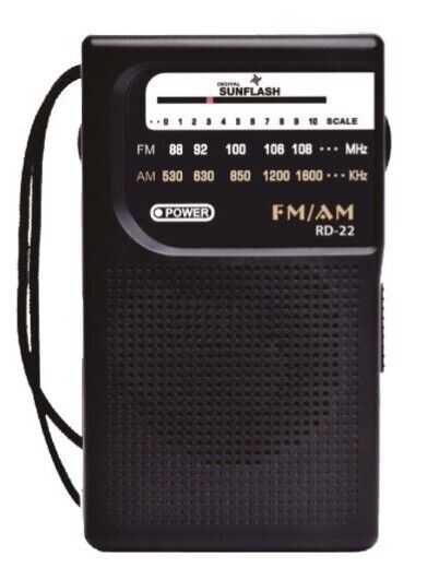 Portable Pocket AM/FM Radio