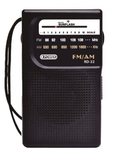 Radio AM/FM de poche portable