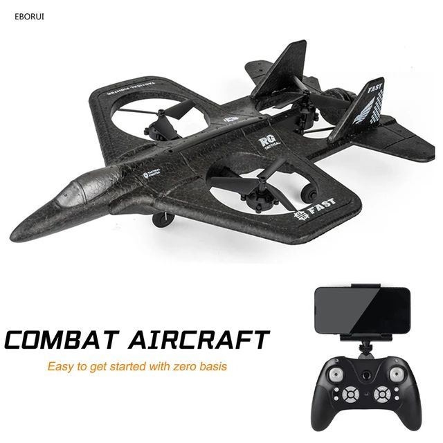 Wifi Stunt Fighter Drone Modern Combat - 6 Axis Falcon Drone with Triple Motor Fans-LH-X66WF