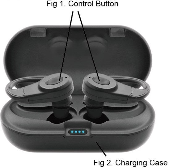 BTA900 Sentry -20db Noise Cancel Earbuds (French Instruction)