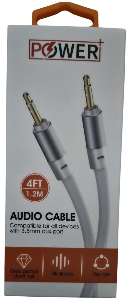 Aux Cable 3.5mm to 3.5mm stereo male HiFi Aux cable 4ft.P+9101A2AR