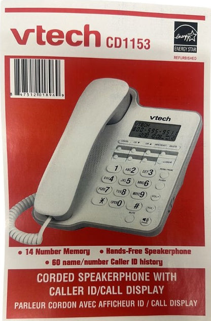 VTech CD1153 Corded Speakerphone with Caller ID