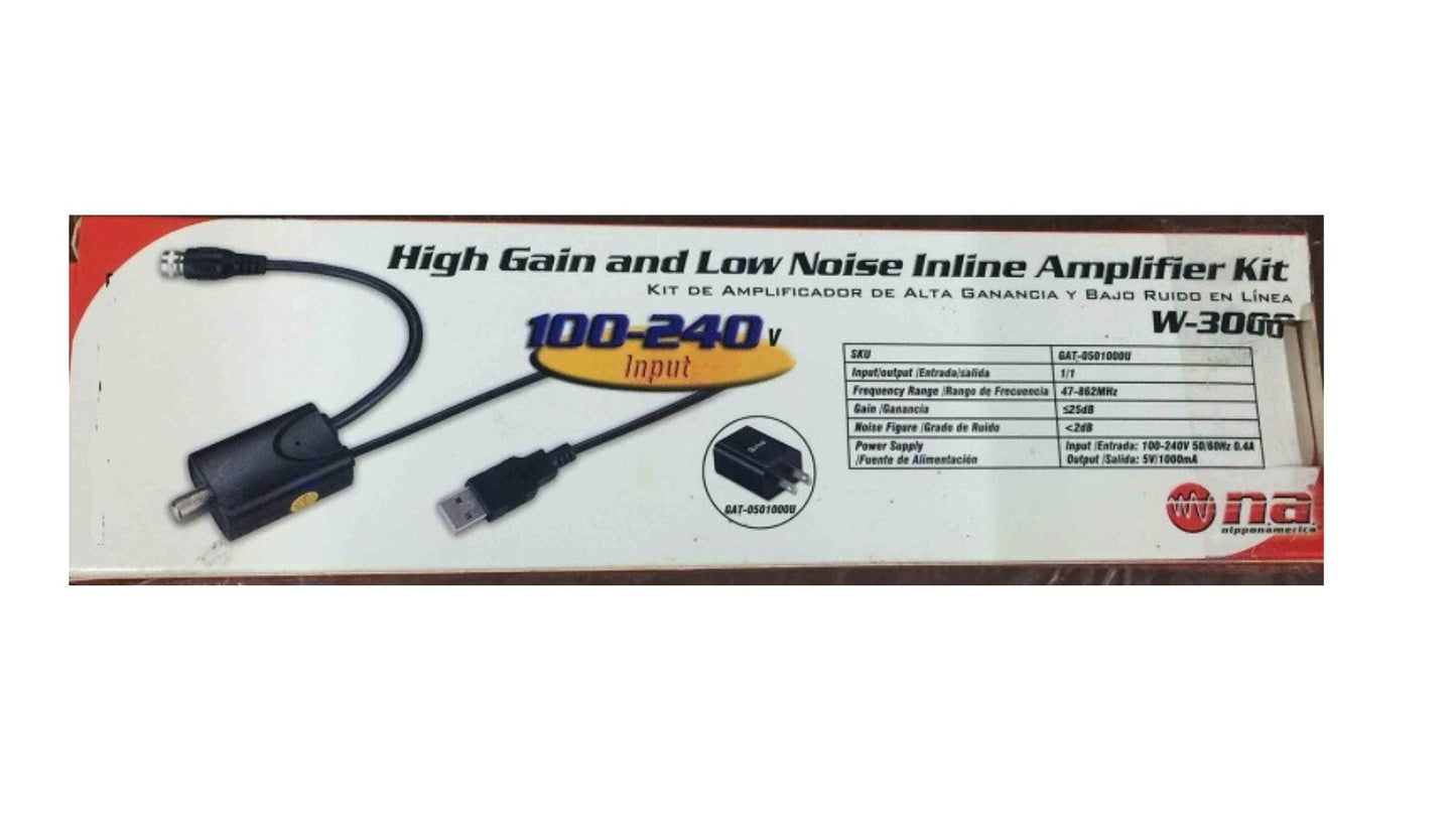 NIPPON 100-240V HIGH GAIN AND LOW NOISE INLINE AMPLIFIER KIT | W-3000