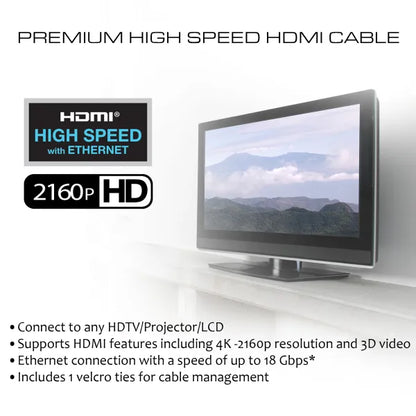 Câble HDMI haute vitesse haut de gamme