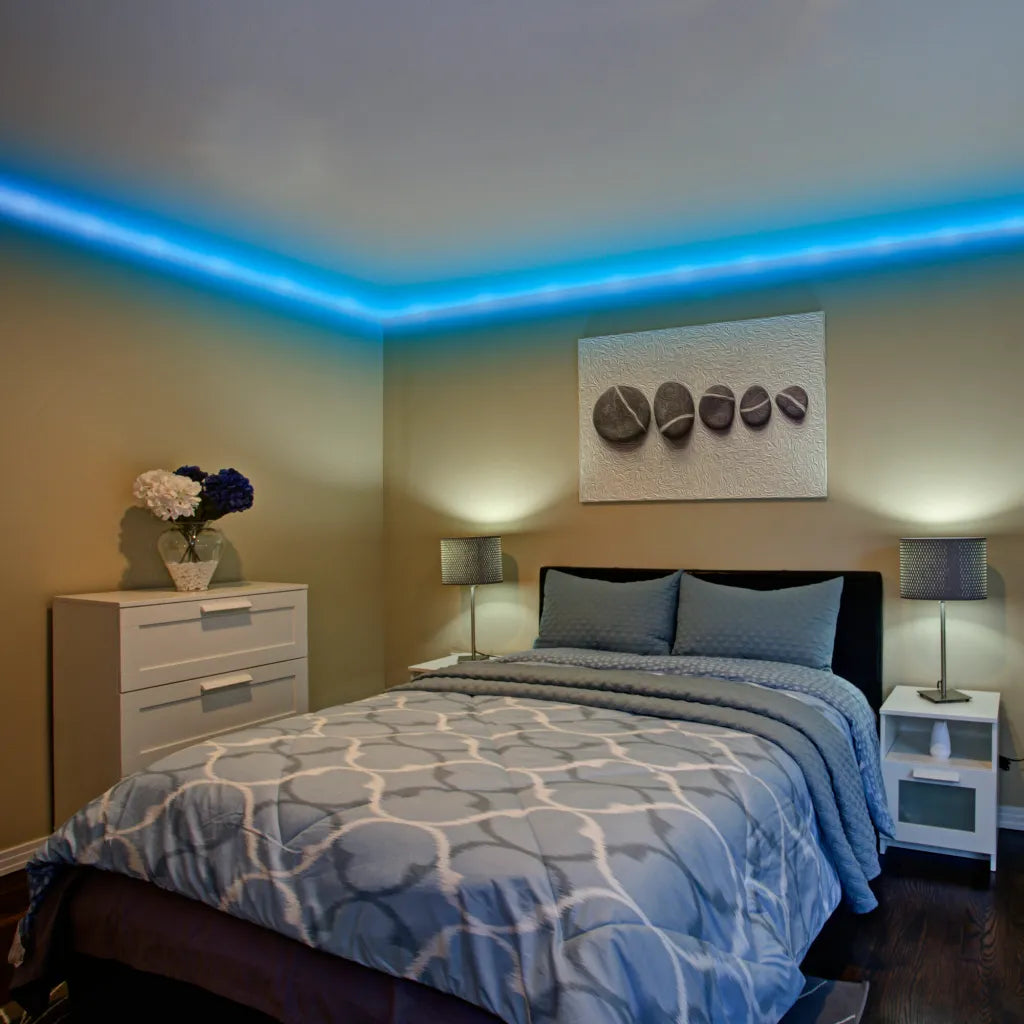 50ft Sound Reactive Color Changing Multi-Color Indoor LED Light Strip (XLB7-1102-RGB)