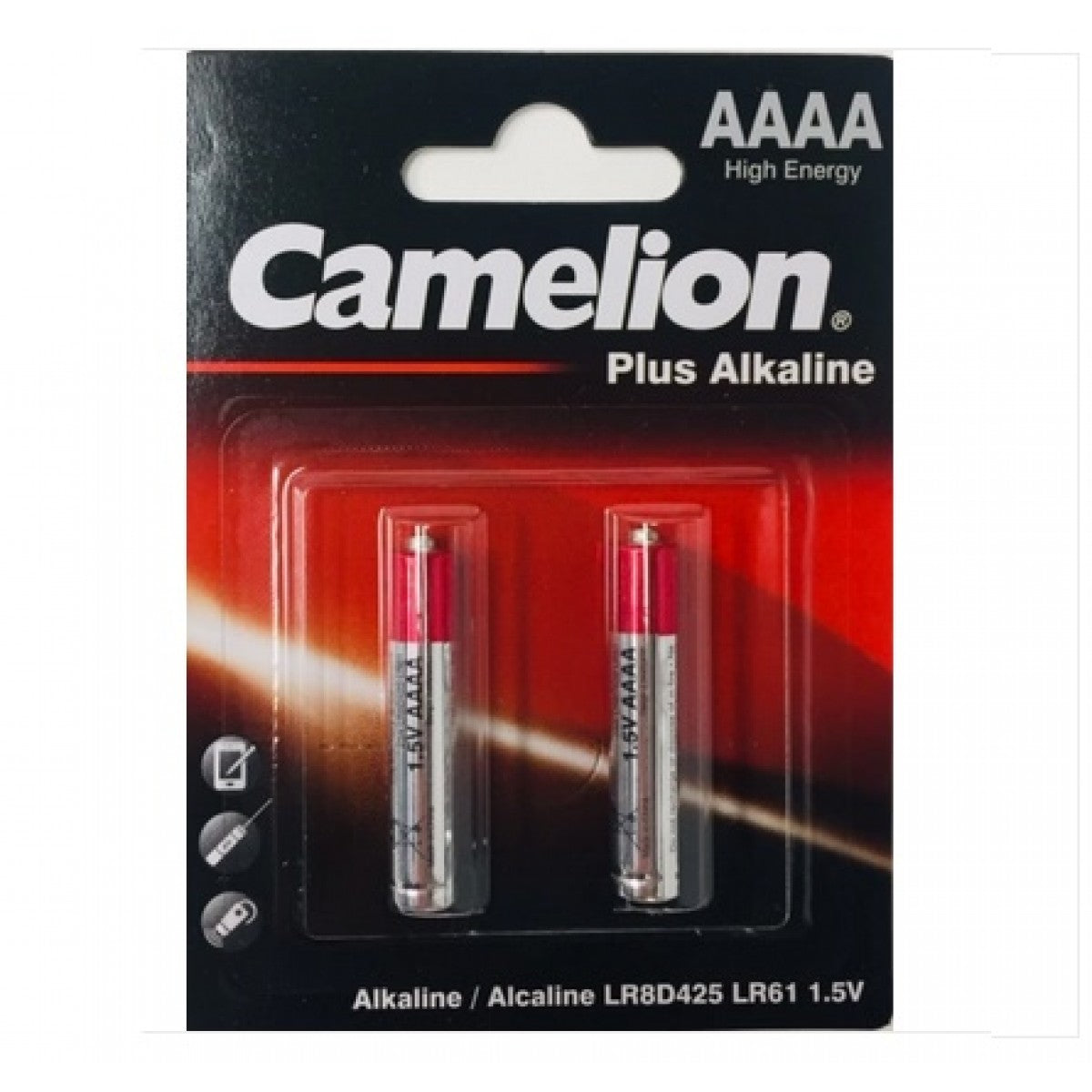 CAMELION ALK. 1.5V AAAA PAQ.OF 2PCS LR8D425-BP2