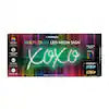 XOXO" Unframed with LED Light Neon Sign, People Wall Art 5.9 in. x 13.3 in XNS7-1002-RGB.