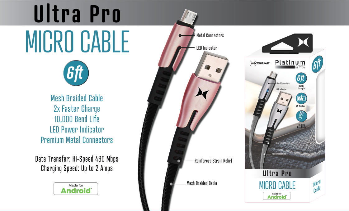XTREME Micro USB Cable