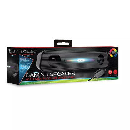 Gaming speaker with multi-color backlit