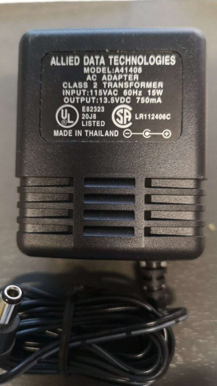 Allied Data Technologies 13.5V AC/DC Adapter Compatible with Portable Power Pack Items A41408