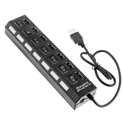 7-Port Usb 3.0 Hub With On/Off Switch