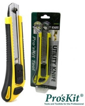 Pro'sKit DK-2039 Utility Knife w/ 3 Blades Self Loading