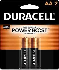 DURACELL AA BATERY 2PK MADE IN USA MN1500B2