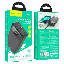Hoco Fast Charging power bank, 20000mAh, single Type-C and single USB-A outputs, J102A