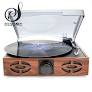 3 Speed Wooden Retro Classic Turntable