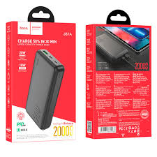 Hoco J87A Black Large Capacity Power Bank 20000 mAh