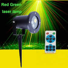 Red & Green IP44 Outdoor Laser Projector - Waterproof Christmas Lawn Lights