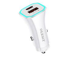 USB-C & A Car Charger 38W Fast Charging