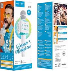 Karaoke Microphone, Bluetooth V5.0, Use Time: Up To 6 Hours, Support TF Card/U Disk BK5BL