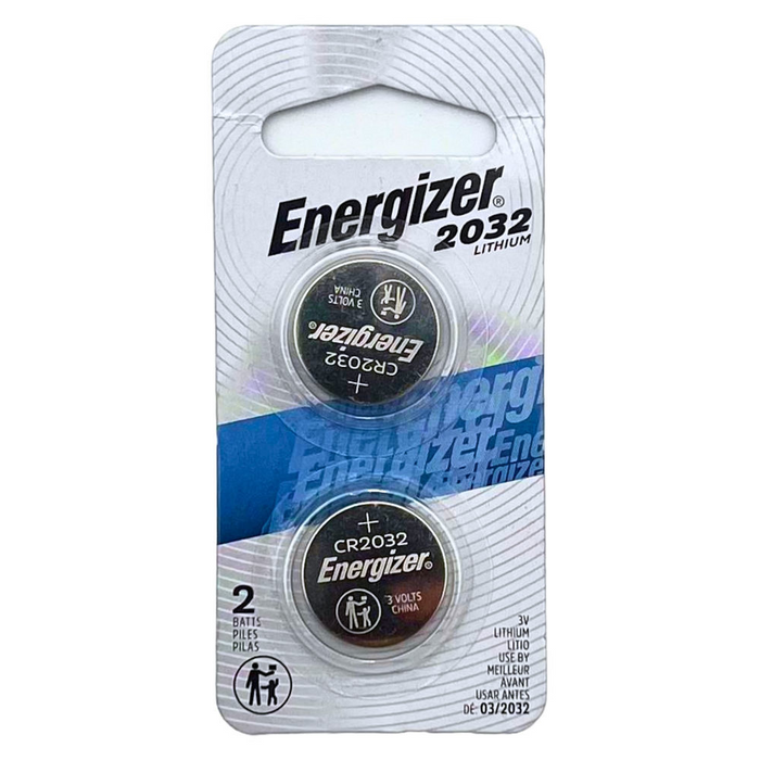 ENERGIZER LITHIUM CR-2032-2PCS 0039800032805 EXP: 2032