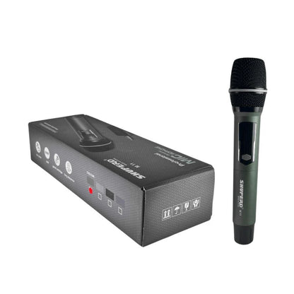 Professional UHF Handheld Wireless Microphone Advanced Digital Rechargeable Battery 96-0252-01