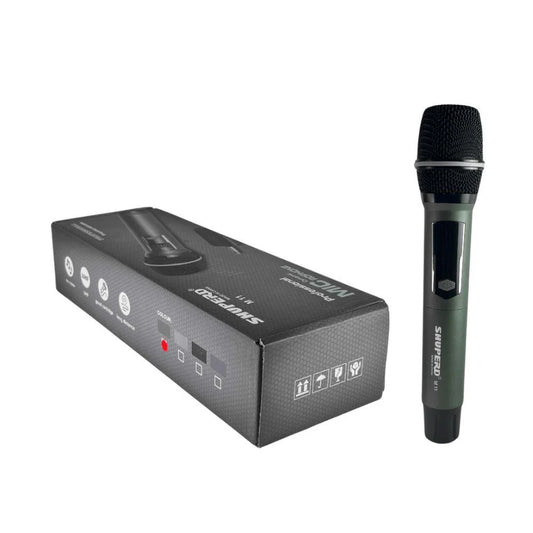 Professional UHF Handheld Wireless Microphone Advanced Digital Rechargeable Battery 96-0252-01