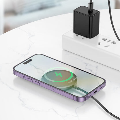 Hoco Magnetic Wireless Fast Charger CW52 – (White or Black)
