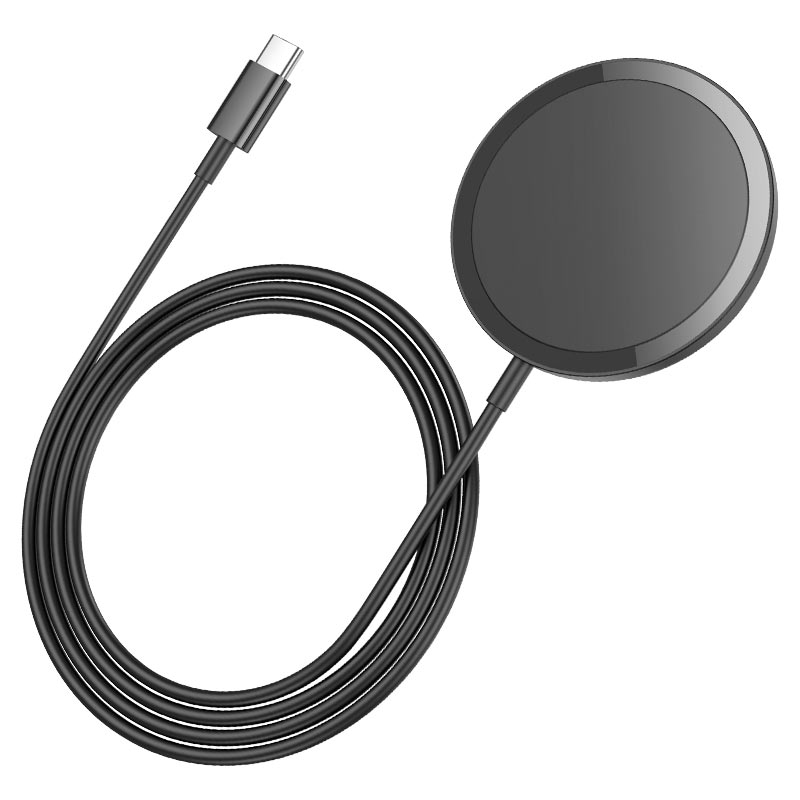 Hoco 15W Magnetic 2 in 1 Wireless Charger (CW52) BLACK