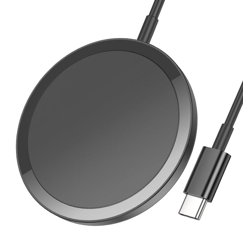 Hoco Magnetic Wireless Fast Charger CW52 – (White or Black)