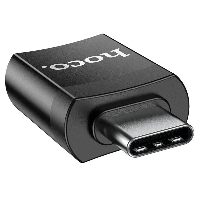 HOCO UA17 IP Male to Type-c Female IP Mate to USB Female USB 3.0 Adapter