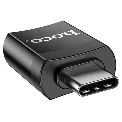 HOCO UA17 IP Male to Type-c Female IP Mate to USB Female USB 3.0 Adapter