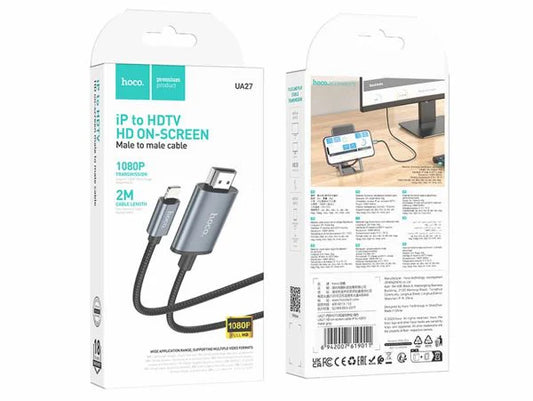 HOCO 2M Lightning To HDMI- HDTV Cable UA27IP