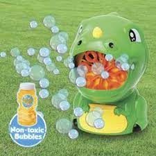 Petits jouets amusants – Machine à bulles rugissante de dinosaure