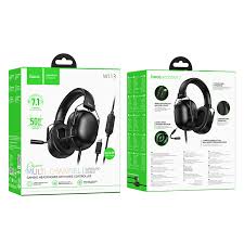 HOCO GAMING HEADSET W113 DYNAMIC WIRED USB7.1 CHANNEL  (BLACK)