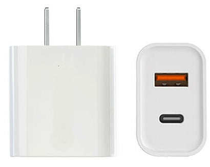 20W Dual Port PD+QC, Power Wall USB Adapter (USBA & USB-C)PD4557