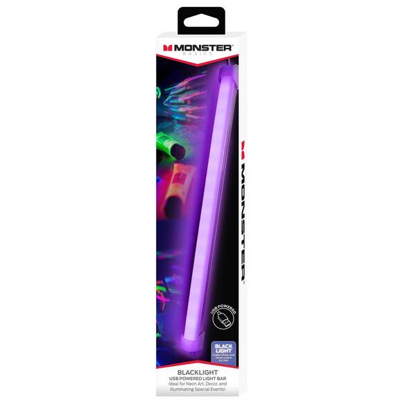 Barre lumineuse Blacklight, crée des couleurs réfléchissantes dans n'importe quel espace/environnement, cordon d'alimentation USB 