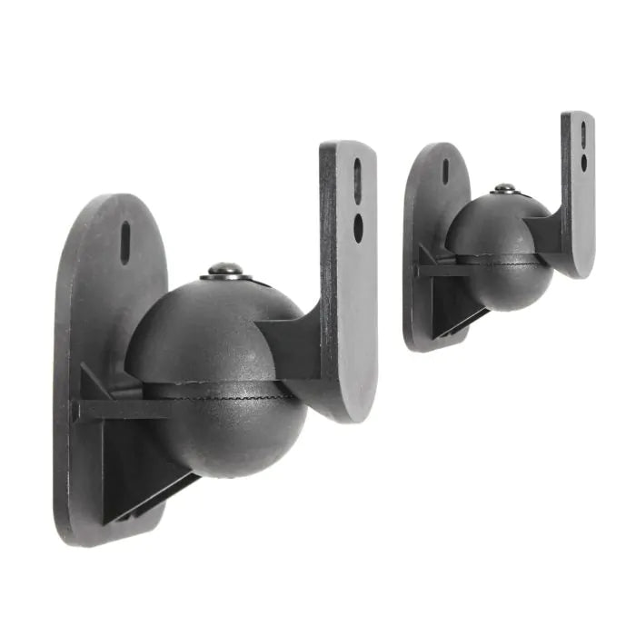 Universal Wall and Ceiling Speaker Mounts/Brackets MB-7  (1 Pair, Black)