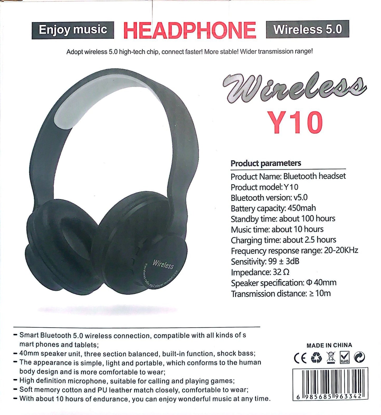 CONNEXION CASQUE STÉRÉO BLUETOOTH 5.0