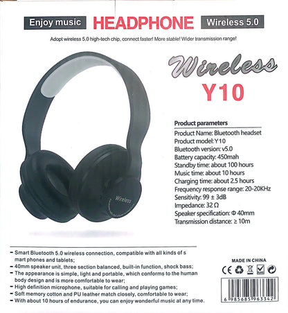 BLUETOOTH STEREO  HEADPHONE 5.0 CONNECTION