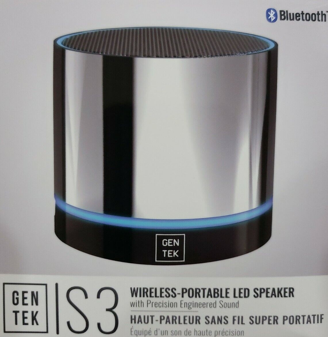 Gentek S3 Bluetooth Speaker Silver