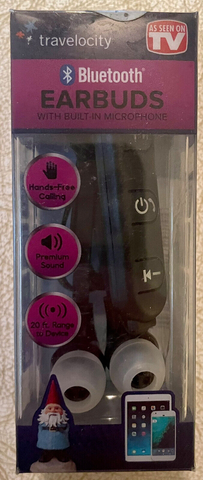 Écouteurs Bluetooth Travelocitty avec microphone