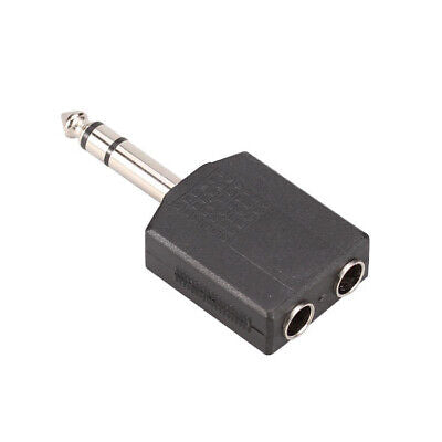 1/4" STEREO TO 2 1/4FEMALE Y ADAPTOR-AD123 (BULK)