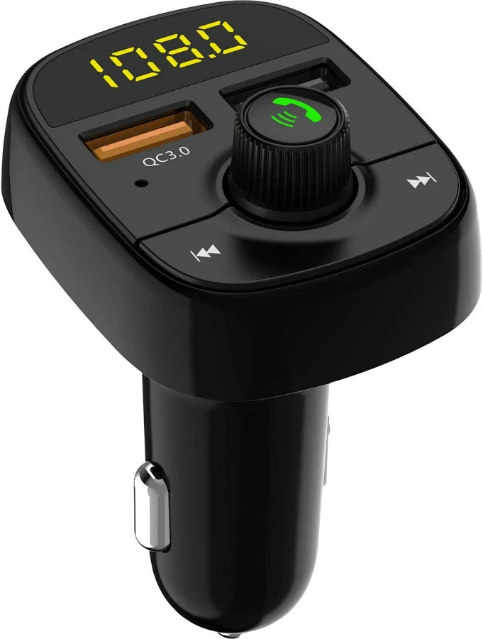 Borne Bluetooth FM Transmitter USB Quick Charger