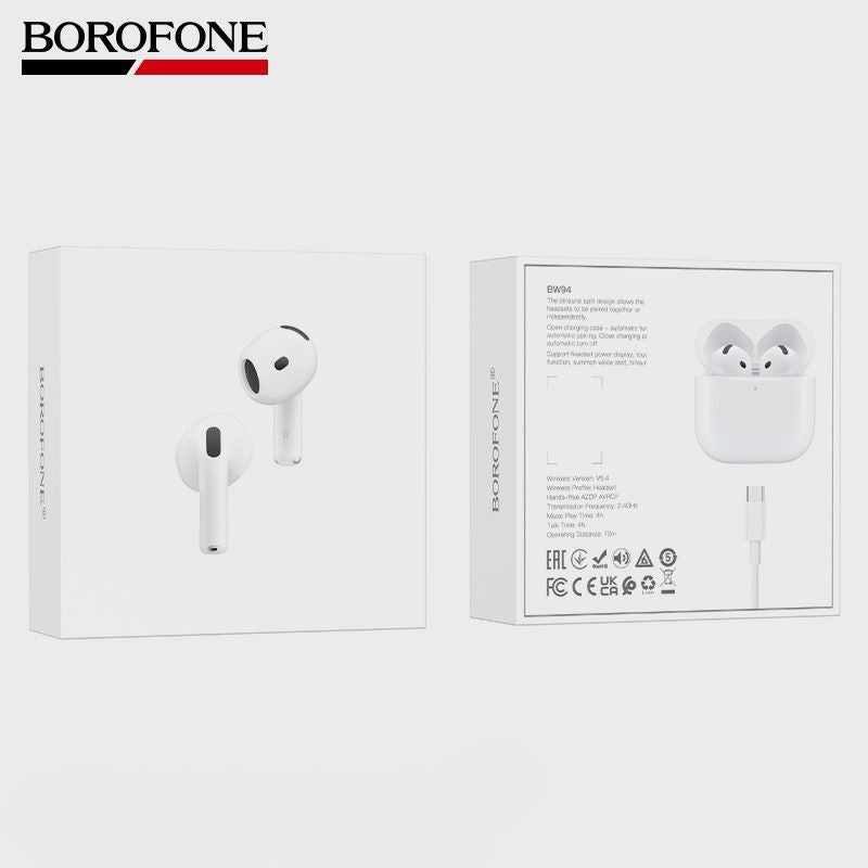 Borofone BW94 TWS True Wireless Stereo Headset Bluetooth Headphones With Microphone Earbuds Sports Headset
