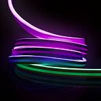 6.5ft Sound Reactive Neon Flex+ Light and 3D Memory Wire Core, Make Custom Shapes/Words -MLB7-2044-RGB