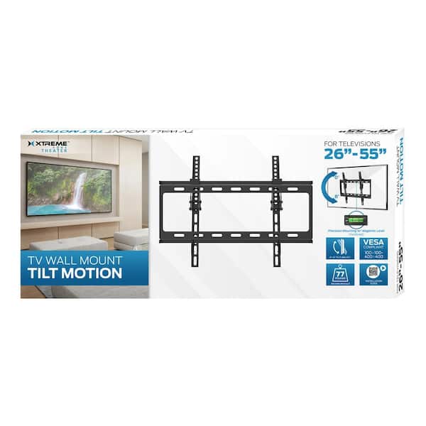 Support mural pour téléviseur - Mouvement d'inclinaison 26"-55"